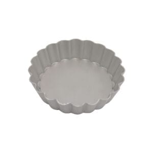 Round Fluted Tart Mould-Removable Bottom (Anodized)/SN5444