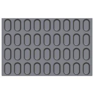 Bread Mould (Oval)-36 Indents (Non-stick Series 1000)/SN9089