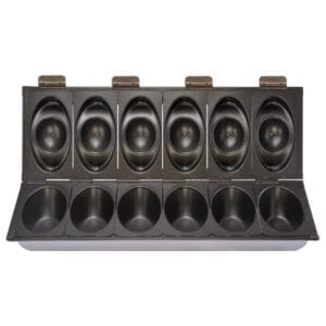 6 Straps Gold Ingot Bread Mould (Non-stick Series 1000)/SN9117