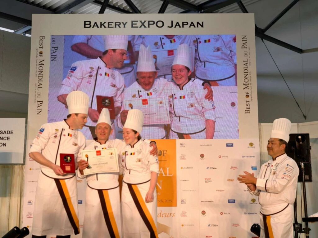 When the spirit of the Expo meets Oriental Baking: San-energy appliances and the national team create a milestone in international competitions 7 最佳营养健康面包、最佳助手奖 比利时