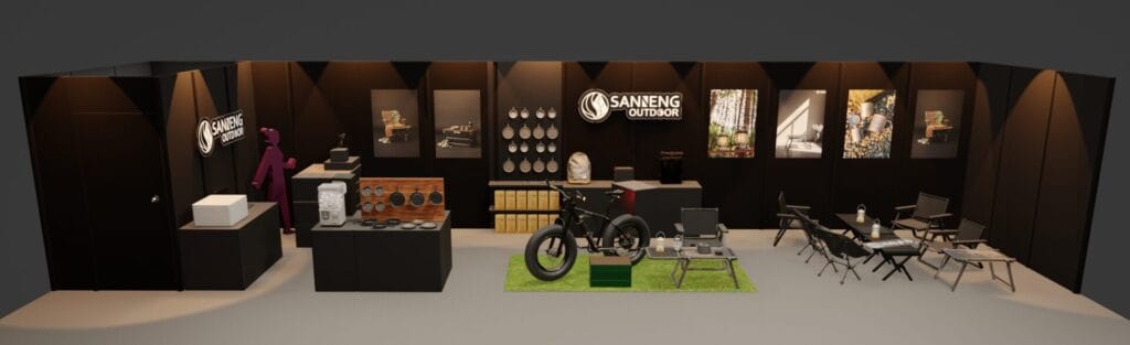 2025.10.16-19 台湾户外用品展,三能户外现场限定活动与优惠,邀您共襄盛举! 1 台灣戶外用品展 展場模擬圖 2 1