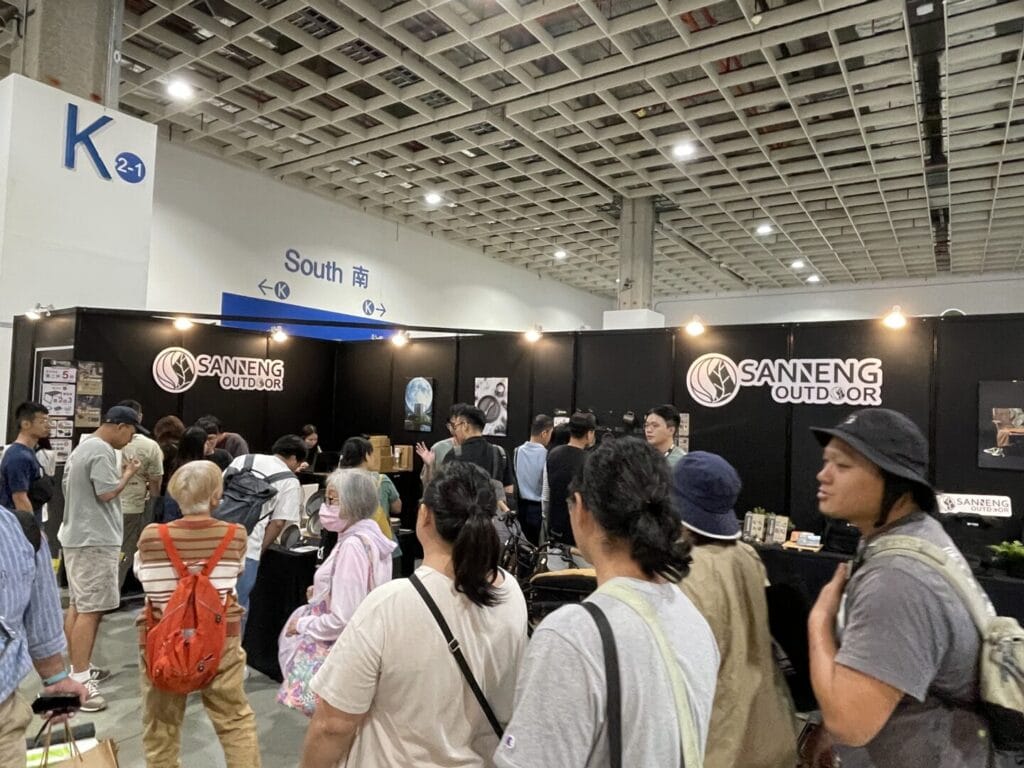 人潮、热潮、亮点齐聚! 三能户外在2025台湾户外用品展大放异彩,新品魅力点亮户外生活 1 戶外用品展 三能戶外 展位人潮 3